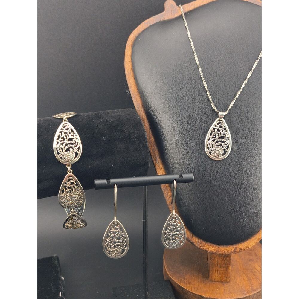 Vintage Zermat Beauty Silver Collection - .925 Sterling Silver 3-Piece Set